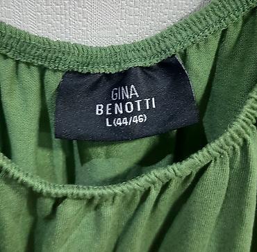 trikotaj parça: Gina Benotti qadın bluzası - Rəng: tünd yaşıl - Ölçü: L (44/46) – — 2