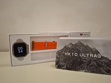 ağıllı saatlar: HK10 ULTRA3 ağıllı saat - Korpus: kvadrat formalı metal çərçivə, yan — 1