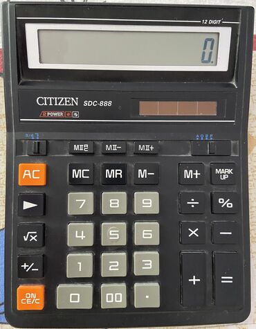 Клавиатуры: Продам калькулятор citizen sdc-888