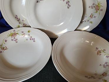 bicikle type 1: Tanjiri Boris Kidric porcelan Jugoslavija iz 70ih.godina. Tanjiri — 3