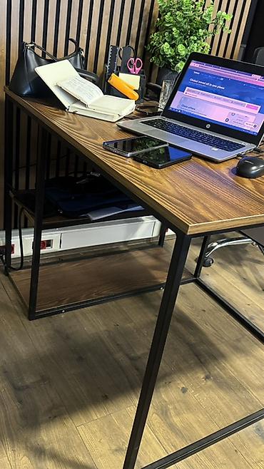 masaüstü ofis seti: Məhsul: 2 ədəd Loft üslubunda ofis/iş masası Hər biri 100 Azn Təsvir — 3