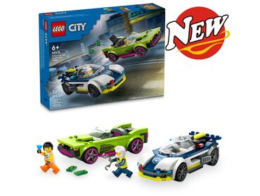 lego лего: Lego City 🏙️ 60415 Полицейская погоня 🚓. Новинка января 2024 Года!
