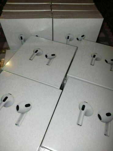 Наушники: Вакуумные, Apple, Новый, Беспроводные (Bluetooth), Классические — 5