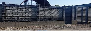 Заборы из пескоблока: Заборы из пескоблока — 14