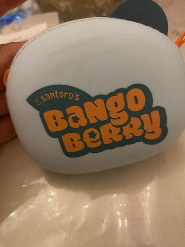 panda oyuncaq: Santoro’s Bango Berry temalı silikon mini pulqabı/аксессuar kisəsi - — 3