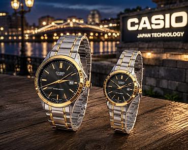 qol saatlari type 1: Casio Quartz cüt saatlar – “Japan Technology” - Model: Casio Quartz — 2