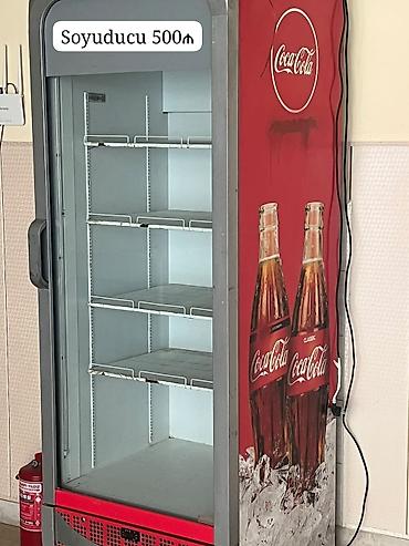 soyuducu hisseleri: Ticarət vitrin soyuducu – Coca‑Cola brendli - Şaquli, şüşə qapılı — 2