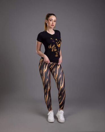 Gornji i donji deo: 2XL (EU 44), 3XL (EU 46), 4XL (EU 48), Leopard, krokodil, zebra, Sa ilustracijom, Geometrijski — 8