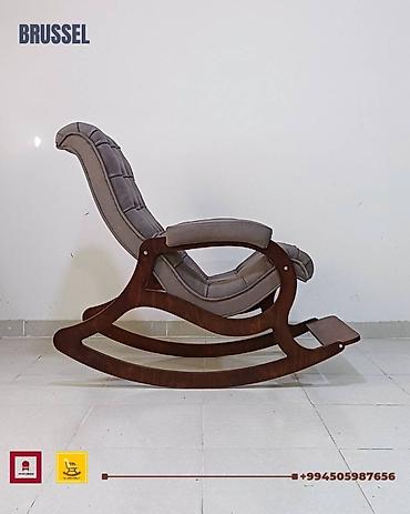 Кресла: Новый, Кресло-качалка, Ткань, Есть кредит, Бесплатная доставка в черте города — 3