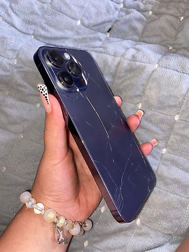 gen: IPhone 14 Pro, 256 GB, Deep Purple, Qırıq — 6