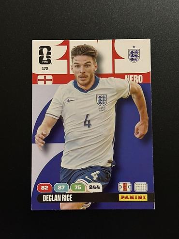 İncəsənət və kolleksiyalar: Declan Rice 🏴󠁧󠁢󠁥󠁮󠁧󠁿 Panini Adrenalyn XL FIFA World Cup 2026 kolleksiya — 1