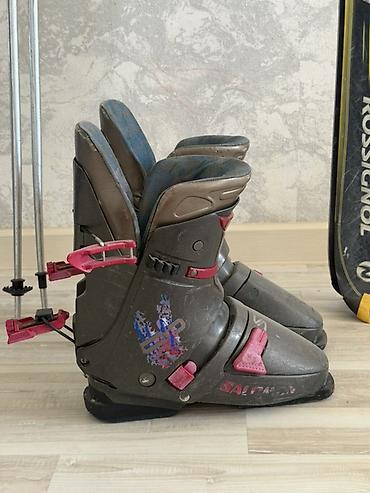 лыжный набор: Горнолыжный комплект Состав: - Карвинговые лыжи Rossignol Carve — 4