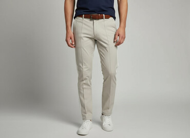 sandaly na koturnie w ccc: Street One, Chinos for men, size L (EU 40)