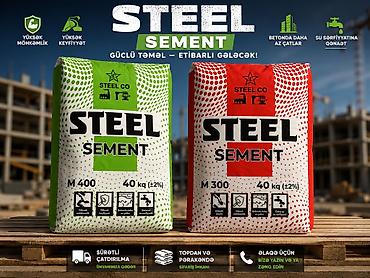 top şəkilləri: STEEL SEMENT – Güclü təməl, etibarlı gələcək! Məhsul: Portland sement — 1