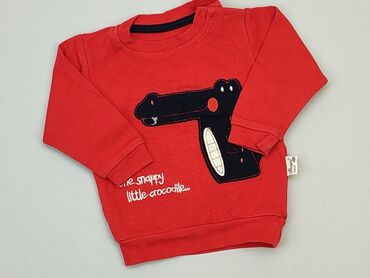 sweterek dla niemowląt na drutach: Bluza, 6-9 m, stan - Bardzo dobry