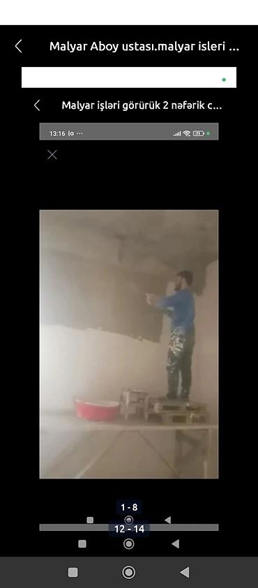 Malyar işləri: Aboy ustası malyar ustası şpoklyovka paduqa emulsiya lminat işləri -da lalafo.az — 6 Malyar işləri: Aboy ustası malyar ustası şpoklyovka paduqa emulsiya lminat işləri — 6