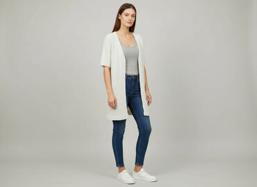 abercrombie fitch bluza z futerkiem: Кардиган жіночий, розмір M