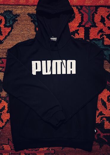 черный купальник с сеткой: Мужская толстовка, M (EU 38), Puma, Новый, цвет - Черный, Самовывоз, Платная доставка