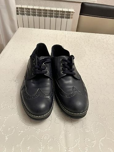 ucuz ayaqqabilar: Kişi klassik üslublu ayaqqabı - Rəng: tünd göy (navy) - Model — 1