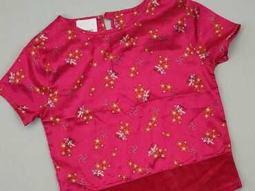 czarna bluzka asymetryczna: Bluzka, 8 lat, 122-128 cm, stan - Dobry