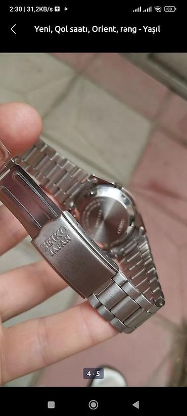 telefon saat: -Orginal Seiko 5 -Svic Mexanika -Şüşədə Hologram -Arxa Hissə Billək — 5