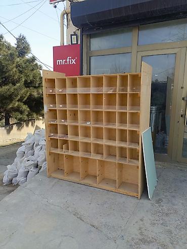 Оборудование для магазинов: Mağaza üçün metal və taxta stendlər/rəflər - Material: möhkəm metal — 3
