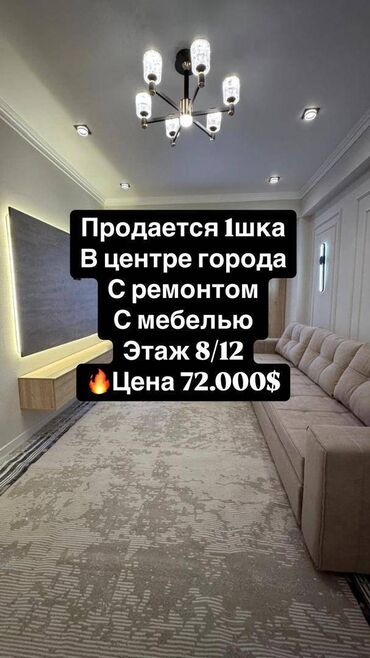 Продажа квартир: 1 комната, 38 м², Элитка, 8 этаж, Евроремонт