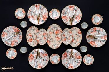 Cörək qabları: Boşqablar, rəng - Ağ, Keramika, Türkiyə