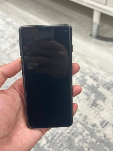 Samsung: Samsung Galaxy S10, 128 GB, rəng - Qara, Sensor, Barmaq izi, İki sim kartlı