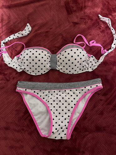 Women's Clothing: M (EU 38), Lycra, Dots, color - White