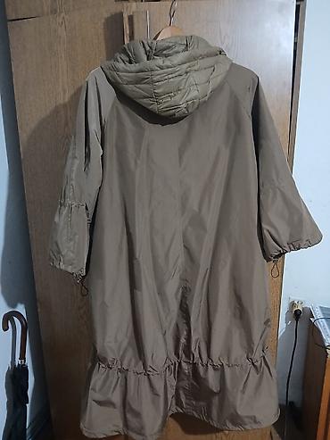tunike svecane: Ženska lagana parka/kabanica sa kapuljačom – maslinasto/braon ton - — 3