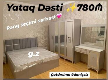 Stullar: *Yataq Dəsti 💫780Azn* *✔️Material:Rusiya İstehsalı Laminat 18/lik