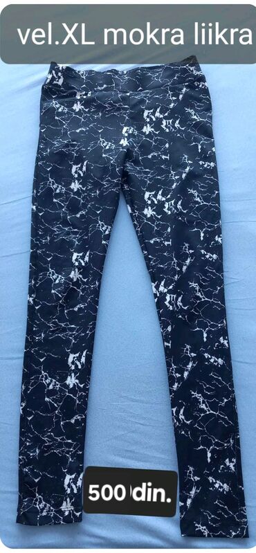 zenske pantalone za svecane prilike: XL (EU 42), Lycra, color - Black