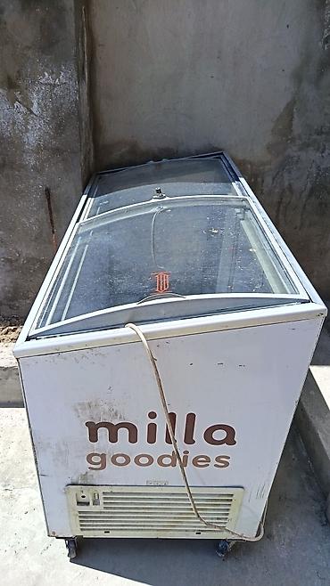 hell soyuducu: Ticarət üçün şüşə qapaqlı dondurucu vitrin - Brend üzərində “milla — 1