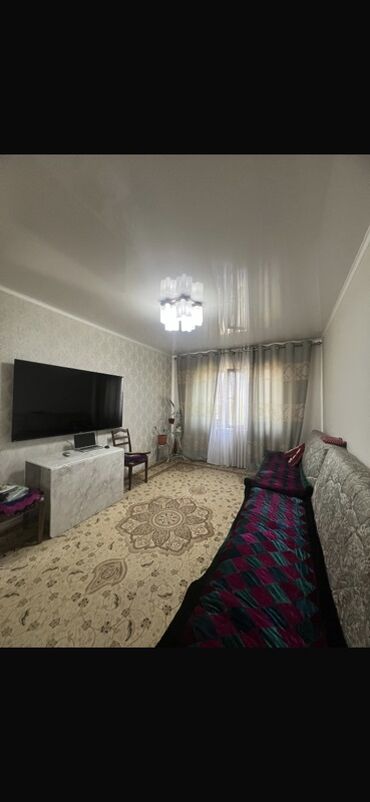 12 мкр бишкек: 2 комнаты, 56 м², 106 серия, 5 этаж, Косметический ремонт