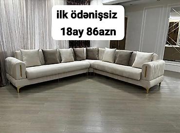 Divanlar: Künc divan kolleksiyası - Müasir dizaynlı L-şəkilli künc divanlar - — 37