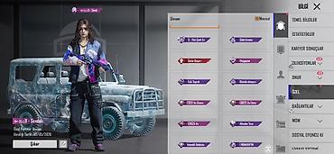 Playstation: * 62 level * 855 UC * 88 silah skini * 10 upgrade (yüksəldilə bilən) — 3
