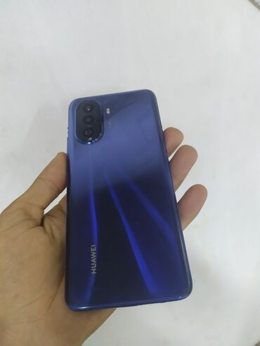 Huawei: Huawei Nova Y70, 128 GB, rəng - Mavi, Barmaq izi, Face ID