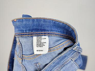 biale trampki ck: H&M, Jeansy damskie, rozmiar L — 4