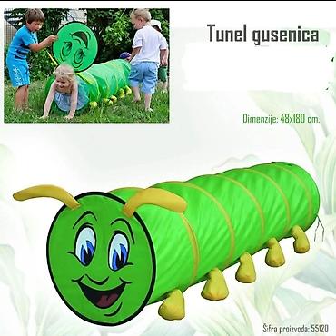 zara devojčice: Tunel gusenica – igrački tunel za decu - Dimenzije: 48 x 180 cm — 1