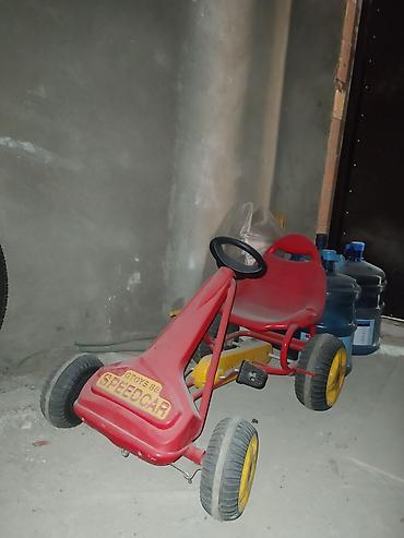 Velosipedlər: Uşaq pedallı kart – GToys 88 SPEEDCAR - Rəng: qırmızı/göyərti-sarı — 1