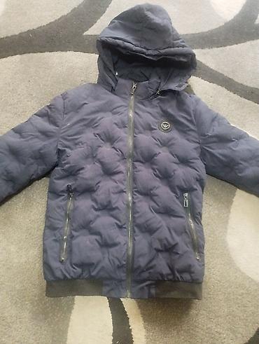 Куртки: Мужская куртка, S, Armani, Б/у, цвет - Синий, Самовывоз — 1