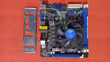 материнские платы asrock: Материнская плата, Б/у, ASRock, LGA1155, Micro-ATX, Для ПК