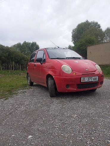 дордой мото: Daewoo Matiz: 2010 г., 0.8 л, Кол менен иштөөчү, Хетчбек — 1