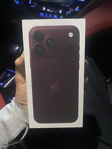 Мобильные телефоны: IPhone 18 Pro Max, Новый, 512 ГБ, Бордовый, Коробка — 1