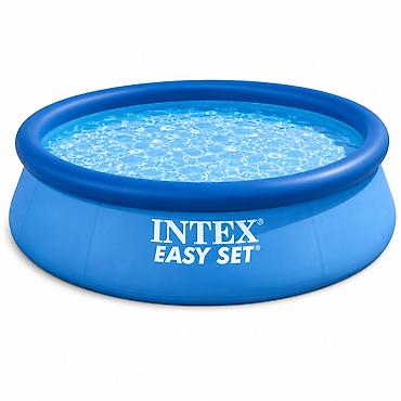 Hovuzlar: №: 7998 Məhsulun adı: Şişmə hovuz Intex 28120, göy, 3853 L, 305x76 sm — 1