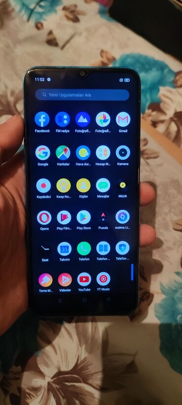 realme 10 pro plus qiymeti: Realme C3, 64 GB, rəng - Göy, Sensor, Barmaq izi, İki sim kartlı