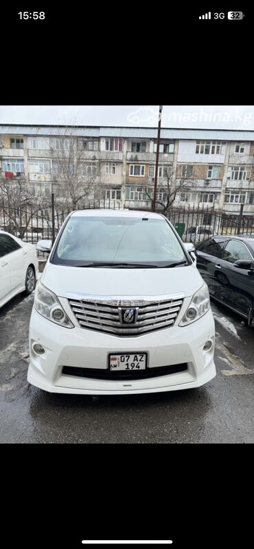 Toyota: Toyota Alphard: 2008 г., 3.5 л, Автомат, Бензин, Минивэн