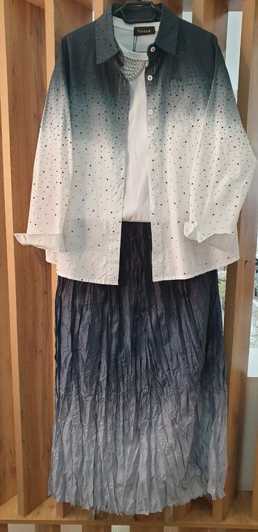 Юбки: Юбка, Модель юбки: Плиссе, Макси, По талии — 6