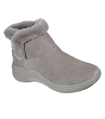 женские зимние замшевые ботфорты: Skechers, Ölçü: 41, rəng - Boz, Yeni